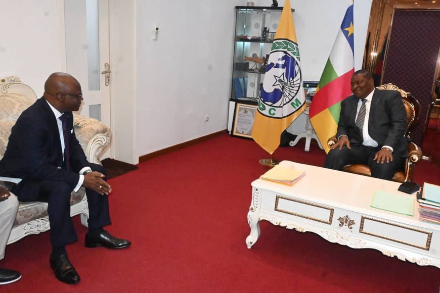 RCA : le président Touadera a reçu le PCA de AITEC International RCA : le président Touadera a reçu le PCA de AITEC International