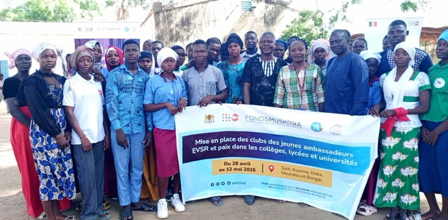 YALI Tchad implante des clubs de jeunes ambassadeurs pour la santé reproductive et la paix à Bongor