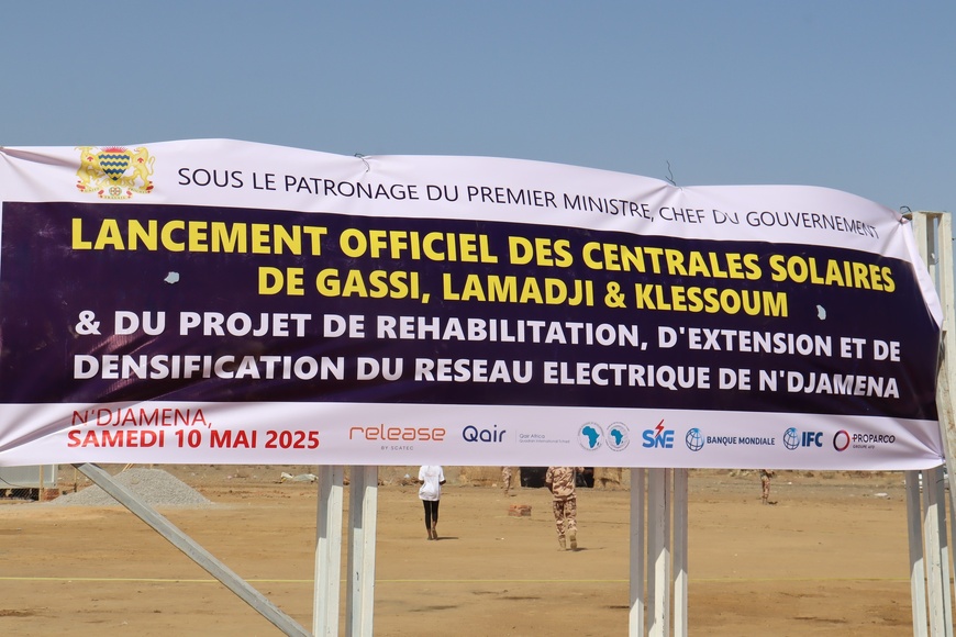 Tchad : Le Premier Ministre lance des projets d'énergie solaire et de modernisation du réseau électrique de N'Djaména
