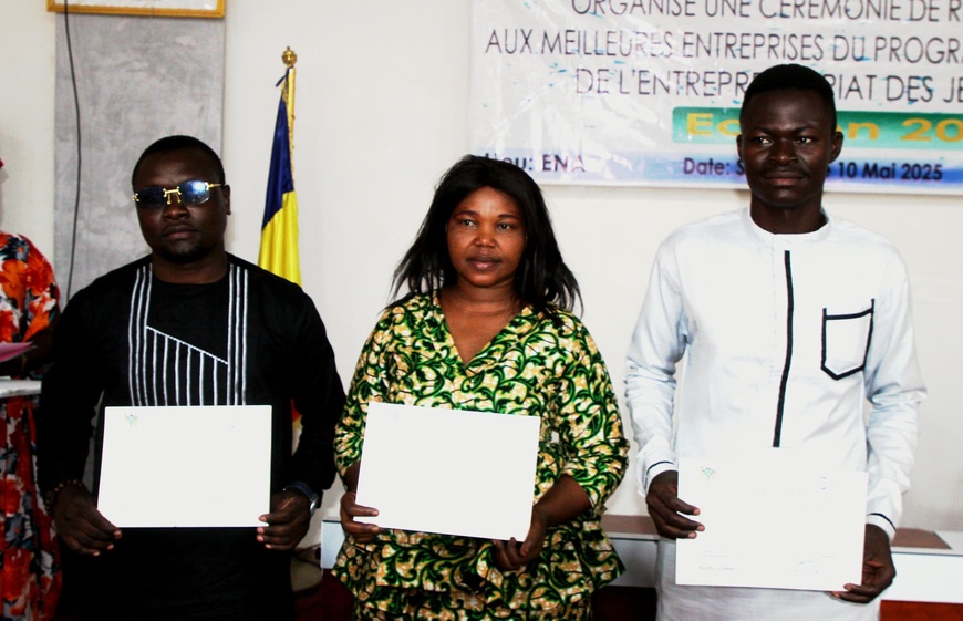 Tchad : Célébration de l'esprit d'entreprise des jeunes lauréats Tchadiens