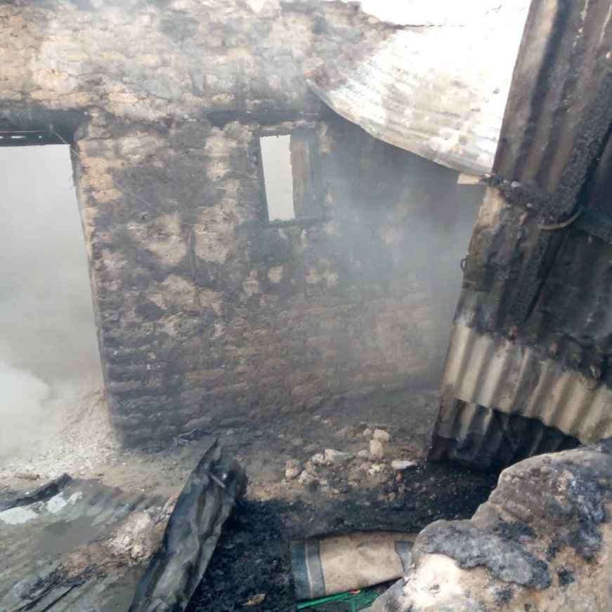 Tchad - Mao : Intervention rapide des Sapeurs-Pompiers face à l'incendie nocturne d'Alfari