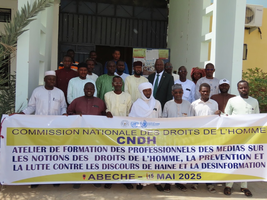 Tchad : Au Ouaddaï, la CNDH sensibilise les professionnels des médias sur les enjeux des droits humains