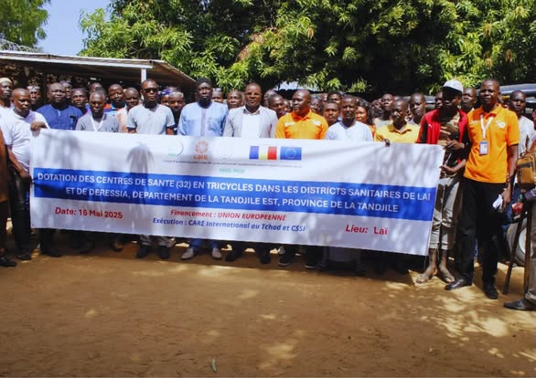 Tchad - Laï : Amélioration de la mobilité pour la santé communautaire grâce à une dotation de tricycles