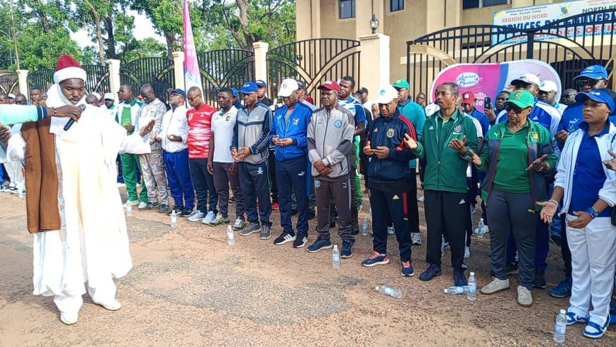 Cameroun - Garoua : Marche sportive à Garoua en prélude à la Fête de l'Unité Cameroun - Garoua : Marche sportive à Garoua en prélude à la Fête de l'Unité