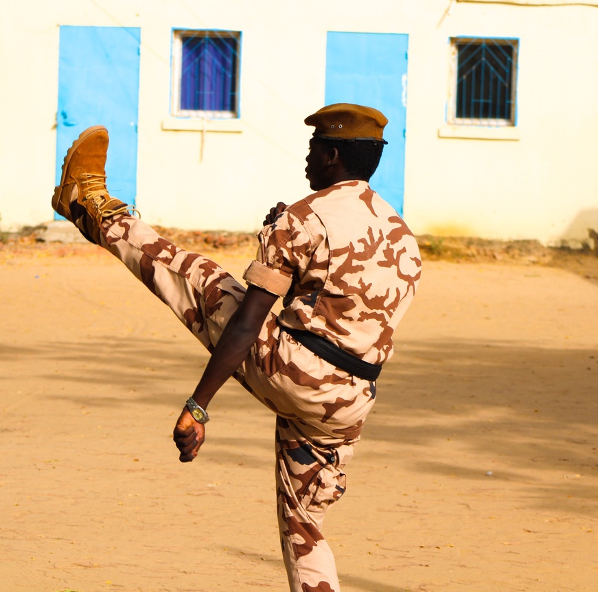 Tchad  : Les Agents du Ministère de l'Eau et de l'Énergie honorent la cérémonie de levée des couleurs