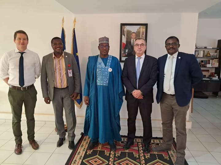 Tchad : La Croix-Rouge reçue par l’Ambassadeur de France