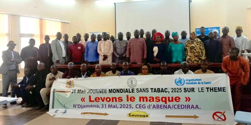 Tchad : Une Journée Mondiale Sans Tabac 2025 axée sur la protection de la jeunesse Tchad : Une Journée Mondiale Sans Tabac 2025 axée sur la protection de la jeunesse