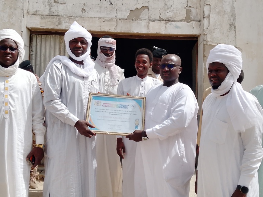 Tchad : Le Délégué Provincial de Police de Moussoro honoré pour son engagement en faveur de la paix