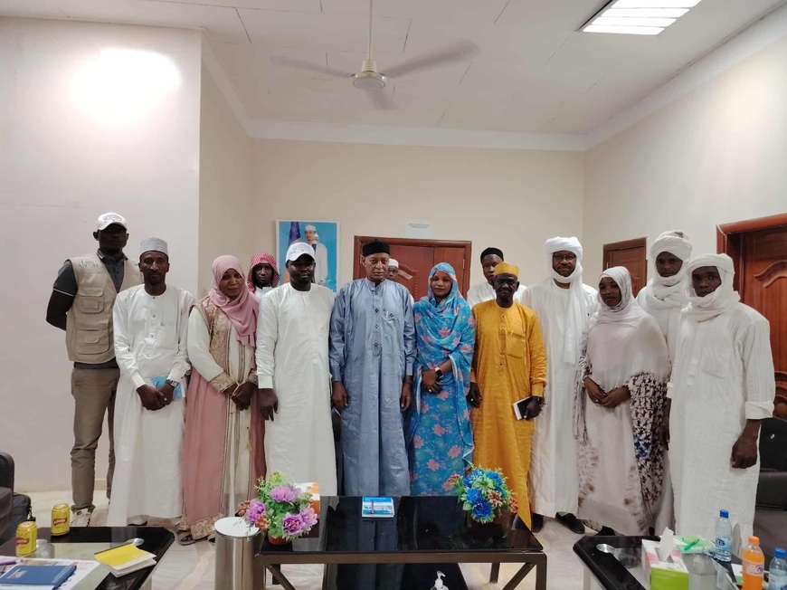 Tchad : le délégué général du gouvernement du Kanem reçoit une mission de l’INSEED