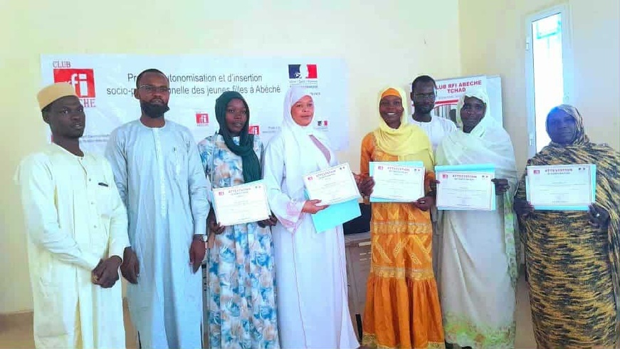 Tchad : à Abéché, des attestations de formation aux filles bénéficiaires du projet Lafaytna
