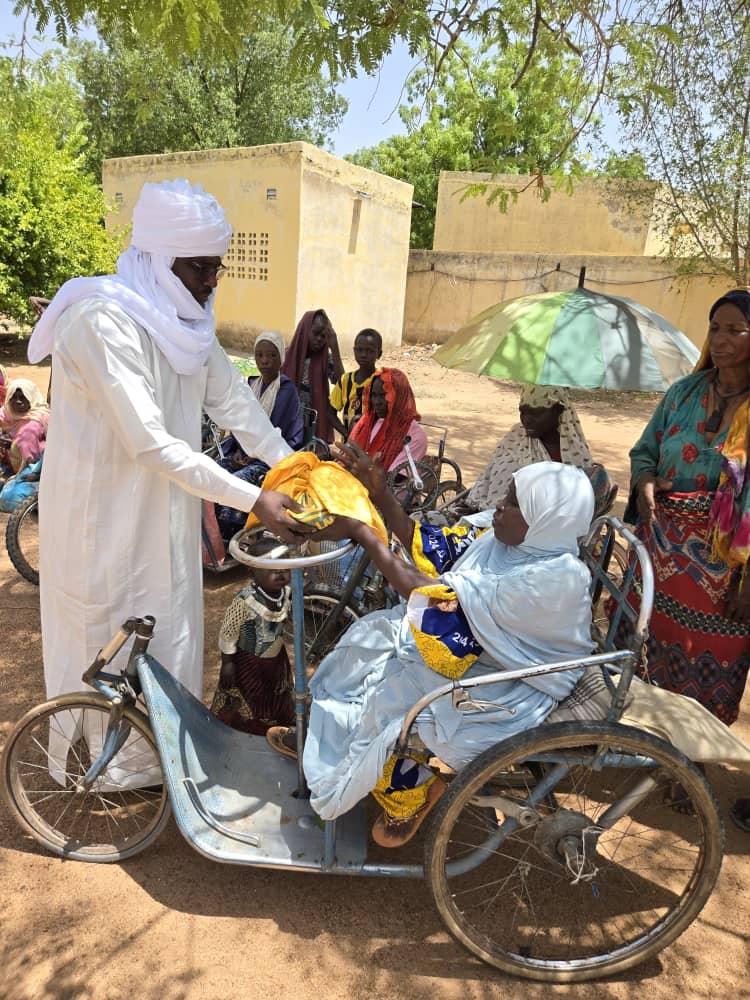 Tchad : Les associations de personnes handicapées du Guéra témoignent leur solidarité au Délégué Général