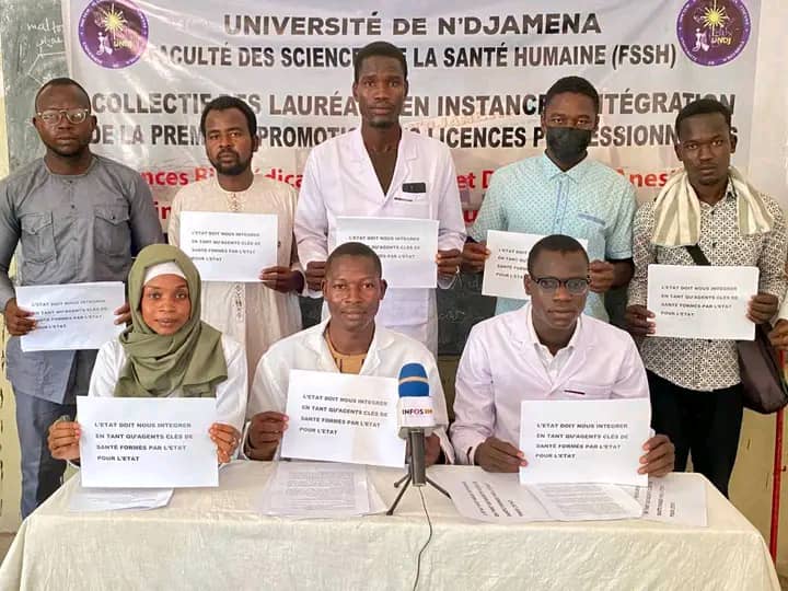 Tchad : Les diplômés en paramédical réclament leur intégration à la fonction publique