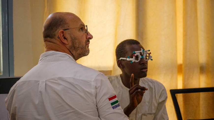Tchad : La Hongrie soutient la correction de la vue et la formation en ophtalmologie Tchad : La Hongrie soutient la correction de la vue et la formation en ophtalmologie