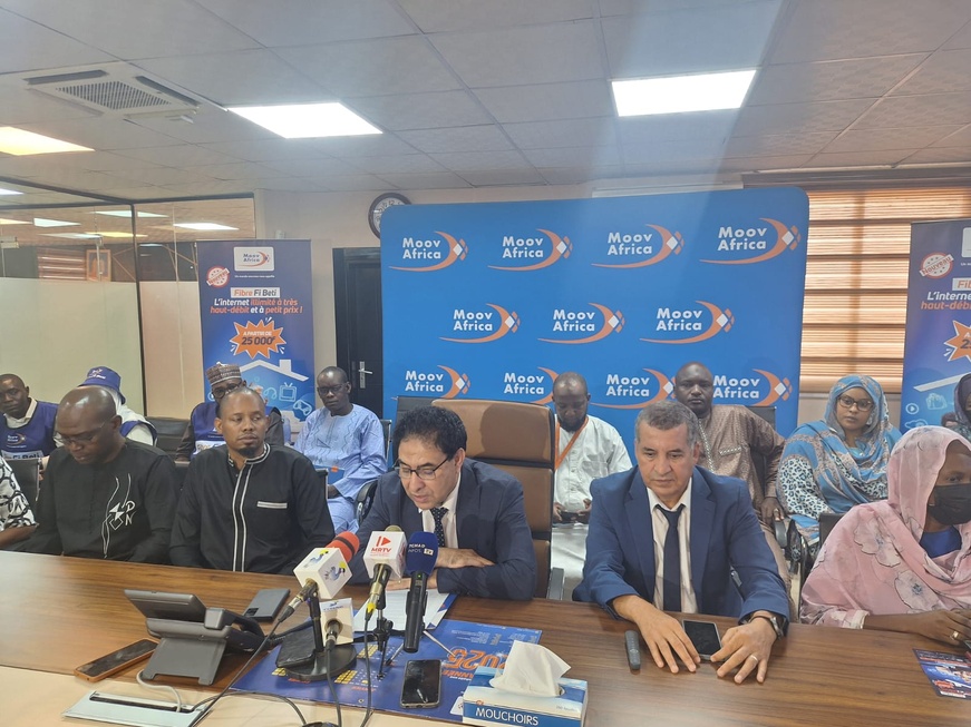 Tchad : Moov Africa lance la nouvelle offre de connexion internet à Très haut débit et illimité par fibre optique Tchad : Moov Africa lance la nouvelle offre de connexion internet à Très haut débit et illimité par fibre optique