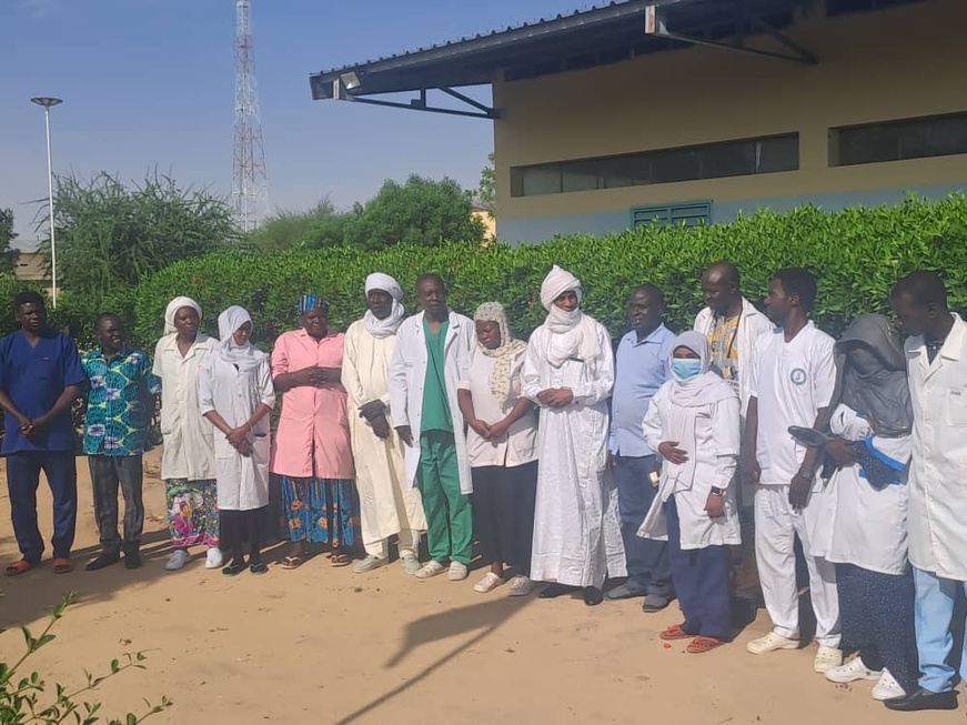 Tchad : La levée des couleurs, un symbole d'engagement à l'hôpital de Moussoro Tchad : La levée des couleurs, un symbole d'engagement à l'hôpital de Moussoro