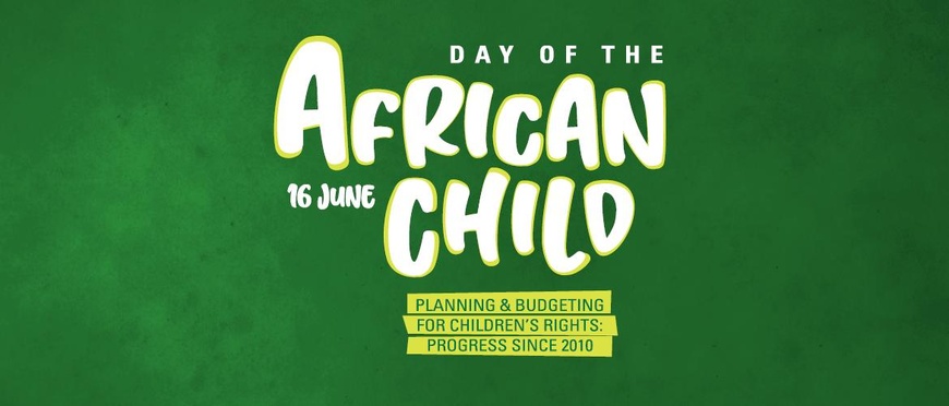 Bannière de la Journée internationale de l'enfant africain. Photo : acerwc.africa