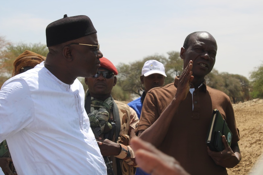 Tchad : Le Ministre de l'Eau et de l'Énergie en visite de suivi à Iriba