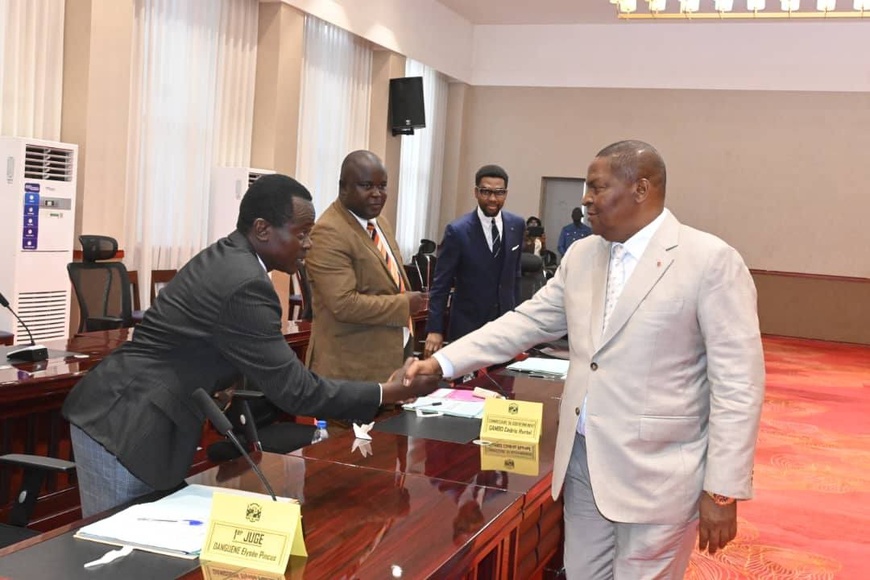 RCA : Le Président Touadéra préside les travaux de gestion de carrière des magistrats et juges