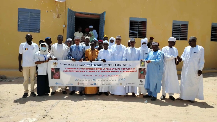 Tchad : lancement officiel à Mao de la campagne de vaccination contre la poliomyélite Tchad : lancement officiel à Mao de la campagne de vaccination contre la poliomyélite