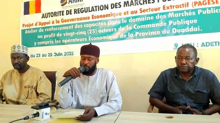 Tchad : à Abéché, un atelier de renforcement des capacités dans le domaine des marchés publics Tchad : à Abéché, un atelier de renforcement des capacités dans le domaine des marchés publics