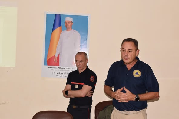 Tchad : La France renforce les capacités de la Protection Civile en gestion de crise
