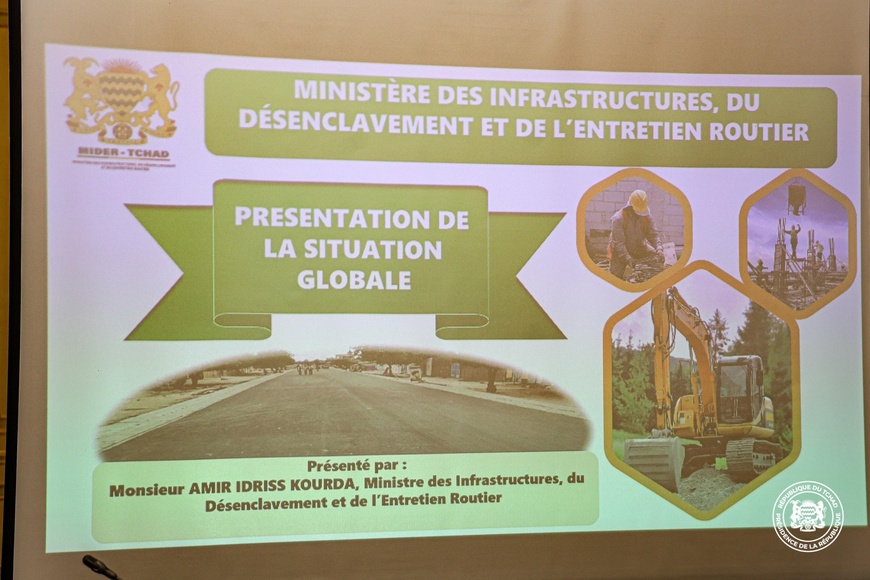 Tchad : le président de la République préside la réunion de suivi-évaluation du chantier N° 8 Tchad : le président de la République préside la réunion de suivi-évaluation du chantier N° 8