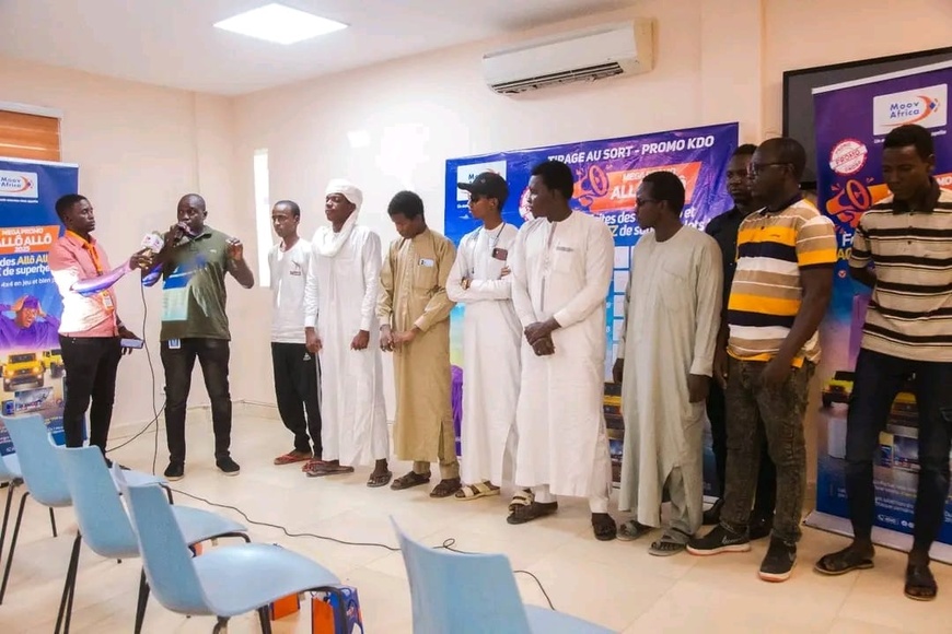 Tchad : Moov Africa organise le 1ier tirage au sort de la PROMO ALLÔ ALLÔ pour récompenser 14 heureux gagnants Tchad : Moov Africa organise le 1ier tirage au sort de la PROMO ALLÔ ALLÔ pour récompenser 14 heureux gagnants