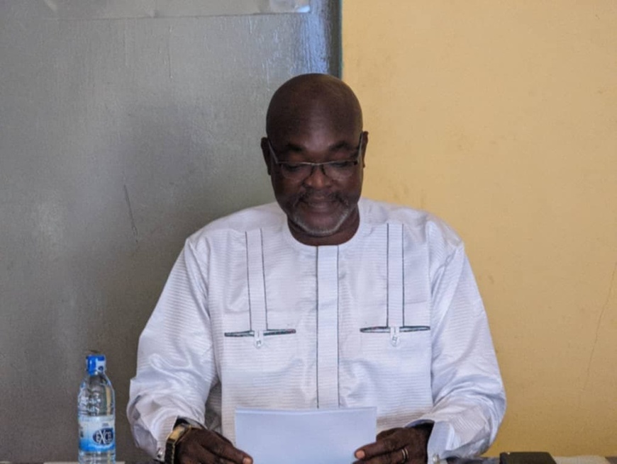 Tchad : point de presse du délégué de l'Éducation nationale du Logone Occidental