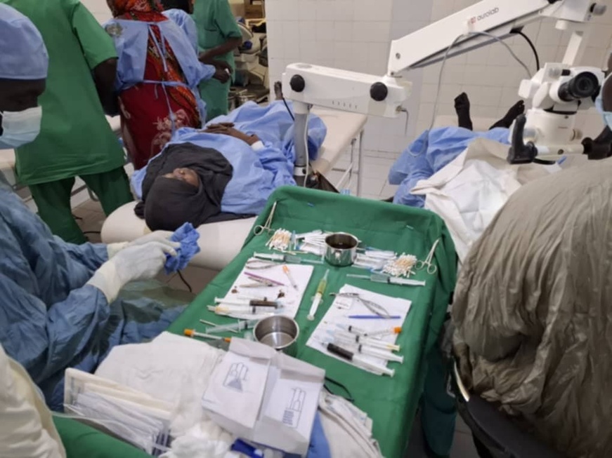 Tchad : une mission du Programme national de lutte contre la cécité séjourne à Moussoro Tchad : une mission du Programme national de lutte contre la cécité séjourne à Moussoro