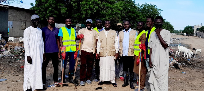 N'Djamena : Citoyenneté Active mène une opération de salubrité à Goudji Charaffa N'Djamena : Citoyenneté Active mène une opération de salubrité à Goudji Charaffa