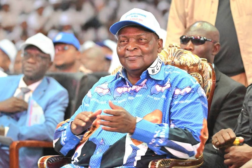 RCA : Le Président Faustin Archange Touadéra investi candidat du MCU pour la présidentielle de décembre 2025