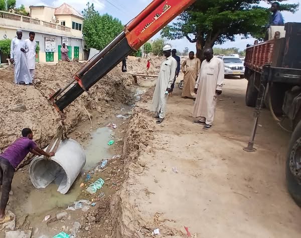 Tchad : La Mairie du 10ème arrondissement de N'Djaména installe des buses pour lutter contre les nondations