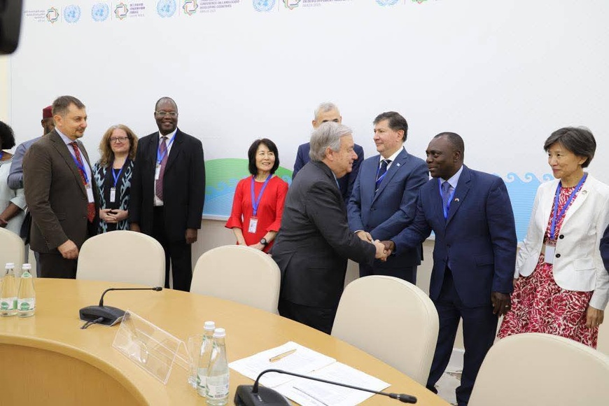Le Tchad à la Conférence des Nations Unies sur les pays sans littoral Le Tchad à la Conférence des Nations Unies sur les pays sans littoral