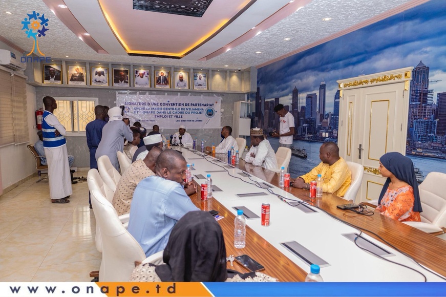 Tchad : la mairie centrale de N’Djamena et l’ONAPE s’engagent sur l’emploi des jeunes et la transition écologique Tchad : la mairie centrale de N’Djamena et l’ONAPE s’engagent sur l’emploi des jeunes et la transition écologique