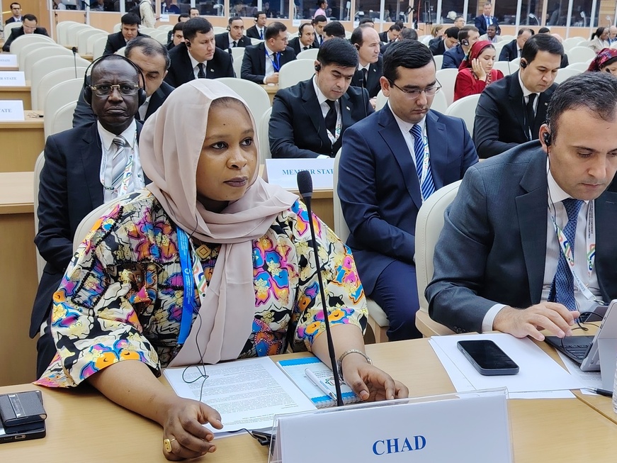 Turkménistan : la ministre déléguée aux Affaires étrangères du Tchad participe à un panel sur la mobilisation de ressources Turkménistan : la ministre déléguée aux Affaires étrangères du Tchad participe à un panel sur la mobilisation de ressources