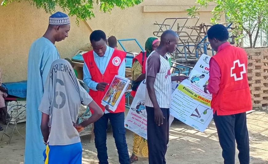Tchad : La Croix-Rouge du Ouaddaï sensibilise Abéché contre le choléra Tchad : La Croix-Rouge du Ouaddaï sensibilise Abéché contre le choléra
