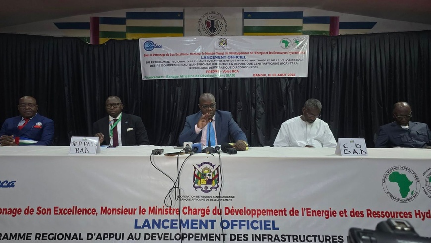 La RCA et la BAD lancent un ambitieux programme de valorisation des ressources en eau de l’Oubangui