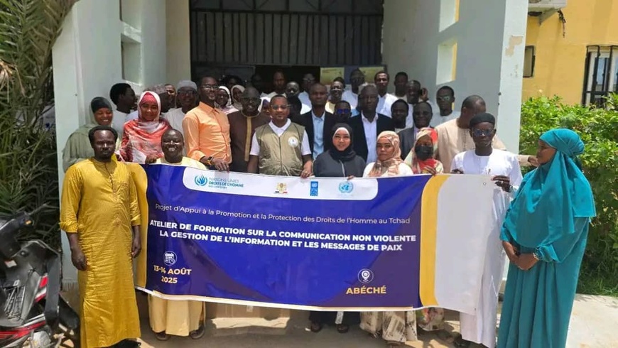 Tchad : à Abéché, le HCDH forme les leaders et les journalistes sur la communication non violente Tchad : à Abéché, le HCDH forme les leaders et les journalistes sur la communication non violente