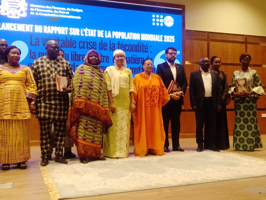 Tchad : L’UNFPA remet au gouvernement le rapport 2025 sur l’état de la population mondiale
