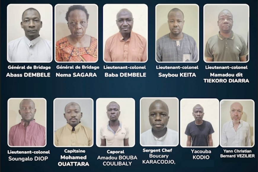 Mali : Arrestation d’un réseau impliquant militaires, civils et un ressortissant français pour tentative de déstabilisation Mali : Arrestation d’un réseau impliquant militaires, civils et un ressortissant français pour tentative de déstabilisation