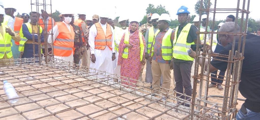 Tchad : visite du chantier de construction du Palais de justice de N’Djamena par le ministre de la Justice
