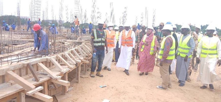 Tchad : visite du chantier de construction du Palais de justice de N’Djamena par le ministre de la Justice