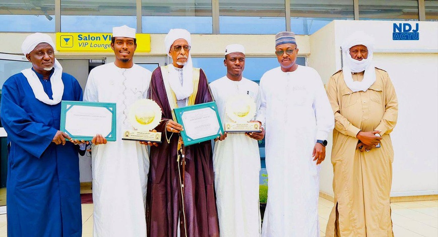 العودة المظفّرة للفائزين التشاديين في المسابقة الدولية للقرآن الكريم بالمملكة العربية السعودية