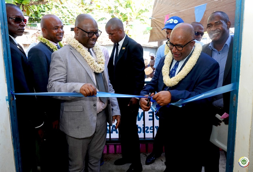 Union des Comores : inauguration de la chambre froide solaire de Niumachiwa Union des Comores : inauguration de la chambre froide solaire de Niumachiwa