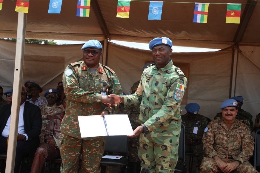 RCA : Le 11ème contingent camerounais de la MINUSCA achève sa mission RCA : Le 11ème contingent camerounais de la MINUSCA achève sa mission