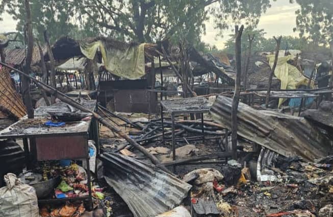 Tchad : Incendie criminel au marché central d'Am-Timan