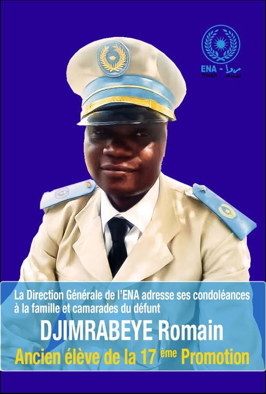 Tchad : L'ENA en deuil après le décès de Djimrabeye Romain