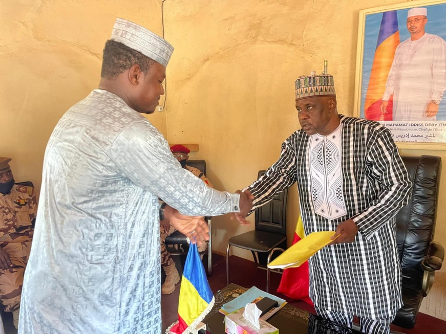 Tchad ; au Sila, le délégué du pétrole, des mines et de la géologie, installé à Goz-Beïda