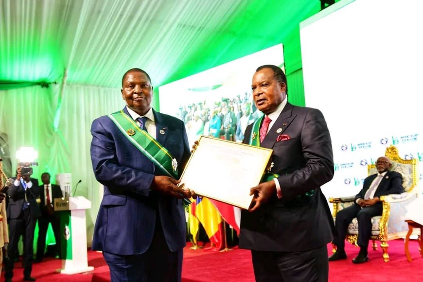 Sommet de la Cemac : Faustin Archange Touadéra passe le témoin à Dennis Sassou Nguesso Sommet de la Cemac : Faustin Archange Touadéra passe le témoin à Dennis Sassou Nguesso