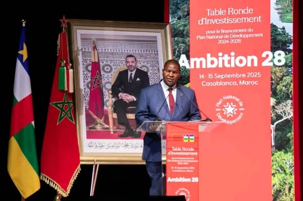 RCA : Discours du président Touadéra à la Table-ronde des investisseurs à Casablanca